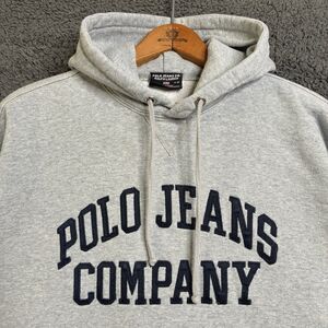 Polo Jeans Company Ralph Lauren Spell Out Pullover Hoodie Women Small